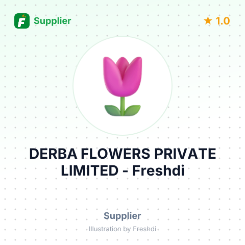 DERBA FLOWERS PRIVATE LIMITED – summary card, no photo uploaded yet