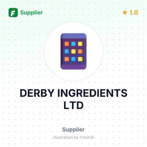 DERBY INGREDIENTS LTD – summary card, no photo uploaded yet