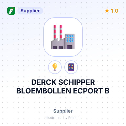 DERCK SCHIPPER BLOEMBOLLEN ECPORT B – summary card, no photo uploaded yet