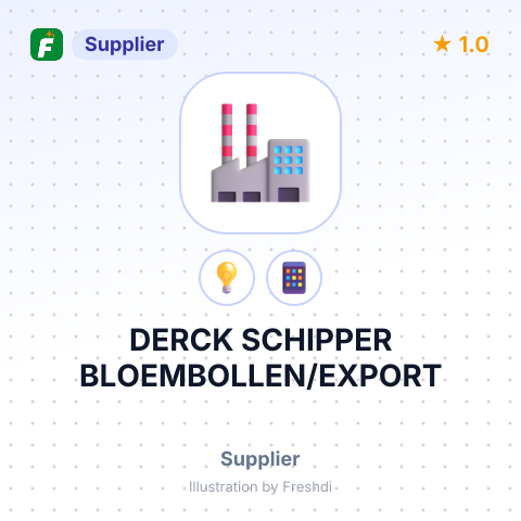DERCK SCHIPPER BLOEMBOLLEN/EXPORT – summary card, no photo uploaded yet