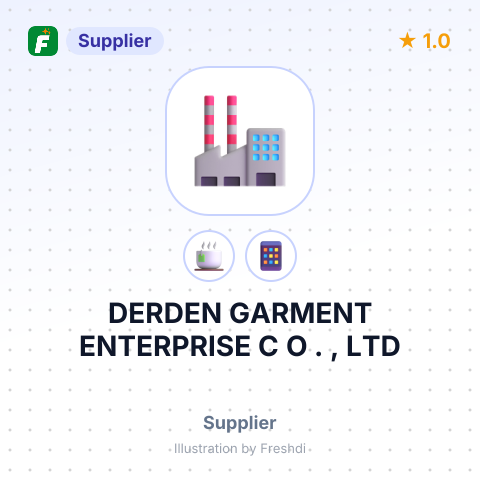 DERDEN GARMENT ENTERPRISE C O . , LTD – summary card, no photo uploaded yet