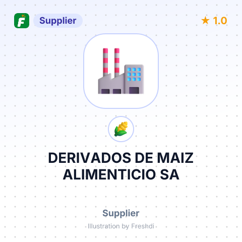 DERIVADOS DE MAIZ ALIMENTICIO SA – summary card, no photo uploaded yet