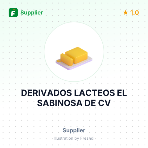 DERIVADOS LACTEOS EL SABINOSA DE CV – summary card, no photo uploaded yet