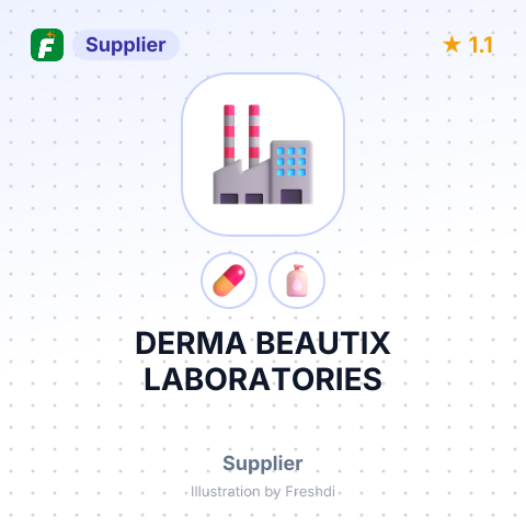 DERMA BEAUTIX LABORATORIES – summary card, no photo uploaded yet
