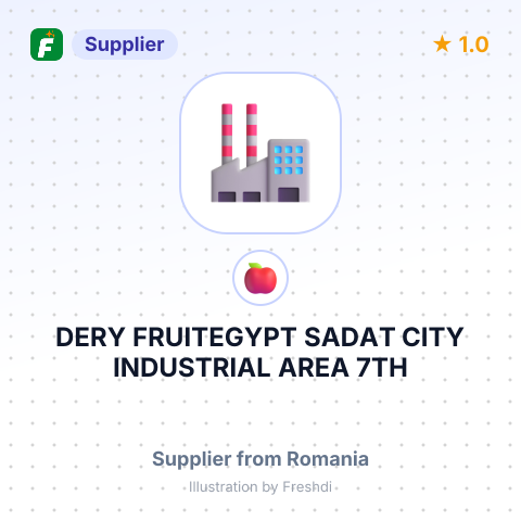 DERY FRUITEGYPT SADAT CITY INDUSTRIAL AREA 7TH AREA – summary card, no photo uploaded yet
