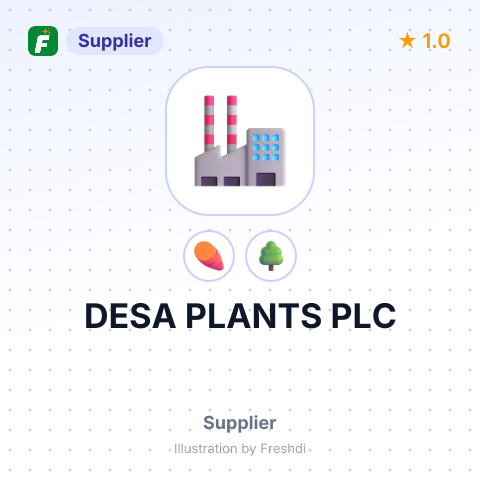 DESA PLANTS PLC – summary card, no photo uploaded yet