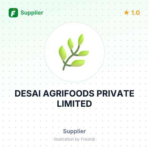 DESAI AGRIFOODS PRIVATE LIMITED – summary card, no photo uploaded yet
