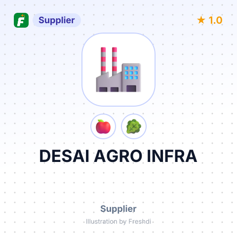 DESAI AGRO INFRA – summary card, no photo uploaded yet