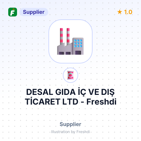 DESAL GIDA İÇ VE DIŞ TİCARET LTD – summary card, no photo uploaded yet