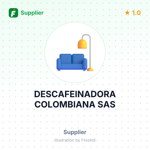 DESCAFEINADORA COLOMBIANA SAS – summary card, no photo uploaded yet