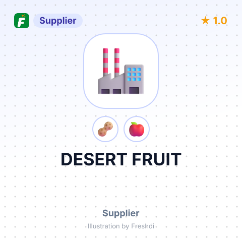 DESERT FRUIT – summary card, no photo uploaded yet
