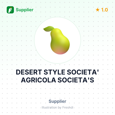 DESERT STYLE SOCIETA' AGRICOLA SOCIETA'S – summary card, no photo uploaded yet