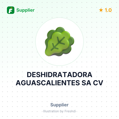 DESHIDRATADORA AGUASCALIENTES SA CV – summary card, no photo uploaded yet