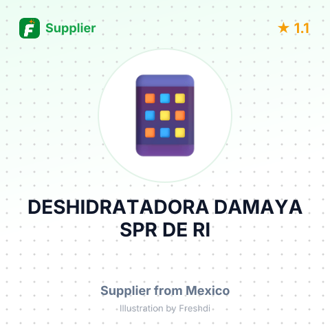 DESHIDRATADORA DAMAYA SPR DE RI – summary card, no photo uploaded yet