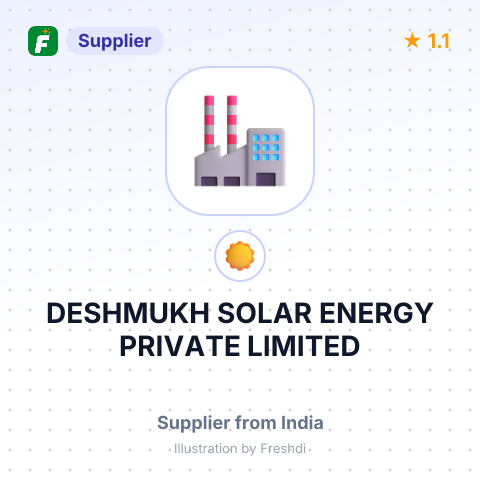DESHMUKH SOLAR ENERGY PRIVATE LIMITED – summary card, no photo uploaded yet