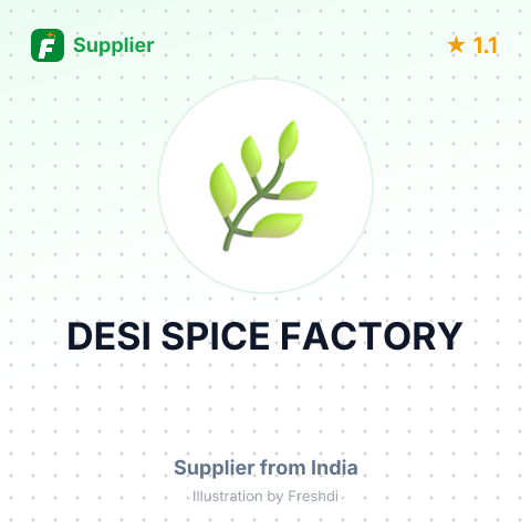 DESI SPICE FACTORY – summary card, no photo uploaded yet