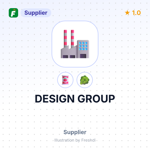 DESIGN GROUP – summary card, no photo uploaded yet