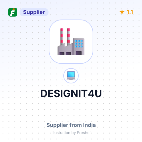 DESIGNIT4U – summary card, no photo uploaded yet