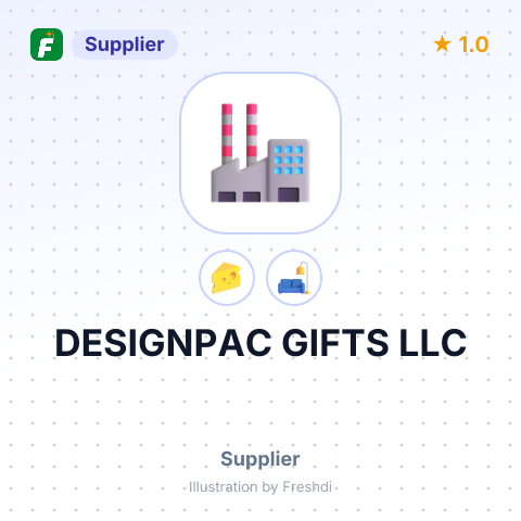 DESIGNPAC GIFTS LLC – summary card, no photo uploaded yet