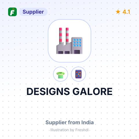 DESIGNS GALORE – summary card, no photo uploaded yet