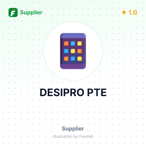 DESIPRO PTE – summary card, no photo uploaded yet