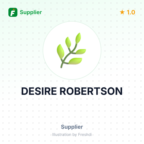 DESIRE ROBERTSON – summary card, no photo uploaded yet