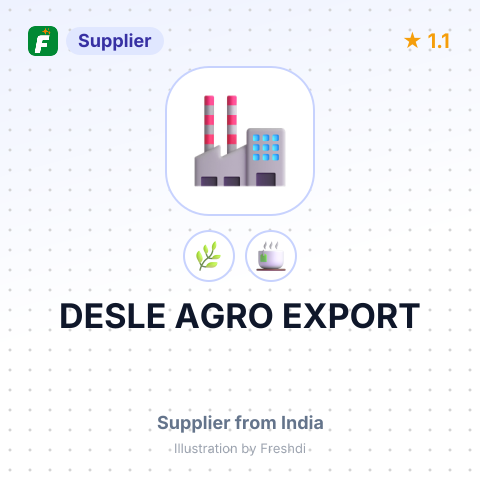 DESLE AGRO EXPORT – summary card, no photo uploaded yet