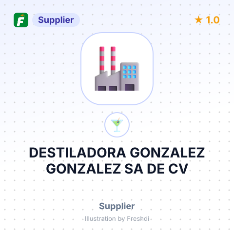 DESTILADORA GONZALEZ GONZALEZ SA DE CV – summary card, no photo uploaded yet