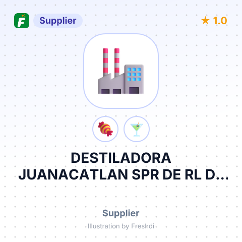 DESTILADORA JUANACATLAN SPR DE RL DE CV – summary card, no photo uploaded yet