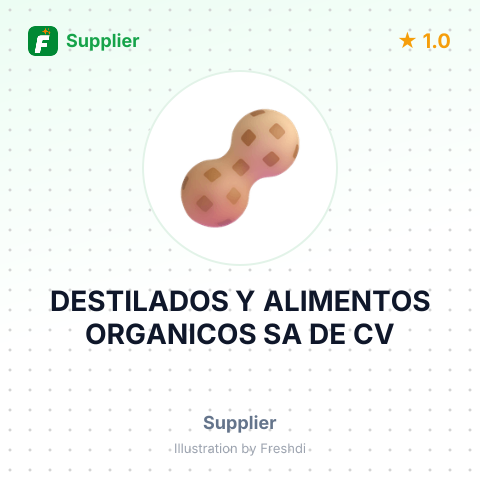 DESTILADOS Y ALIMENTOS ORGANICOS SA DE CV – summary card, no photo uploaded yet