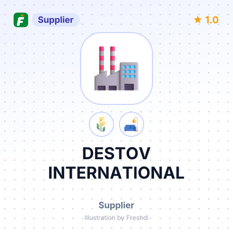 DESTOV INTERNATIONAL – summary card, no photo uploaded yet