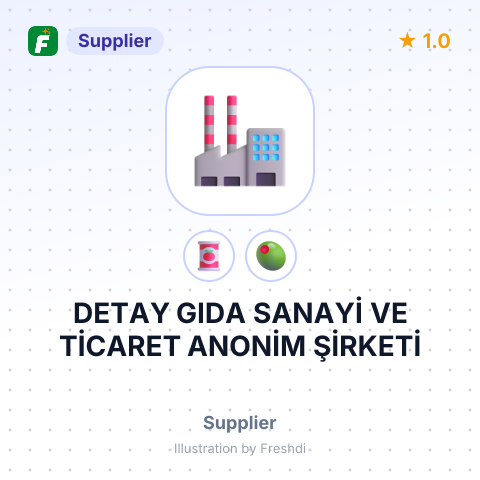 DETAY GIDA SANAYİ VE TİCARET ANONİM ŞİRKETİ – summary card, no photo uploaded yet