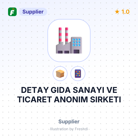 DETAY GIDA SANAYI VE TICARET ANONIM SIRKETI – summary card, no photo uploaded yet