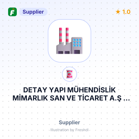 DETAY YAPI MÜHENDİSLİK MİMARLIK SAN VE TİCARET A.Ş – summary card, no photo uploaded yet