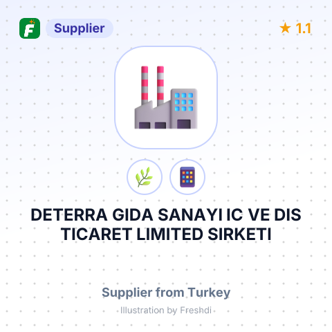 DETERRA GIDA SANAYI IC VE DIS TICARET LIMITED SIRKETI – summary card, no photo uploaded yet