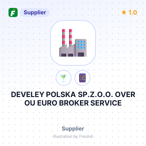DEVELEY POLSKA SP.Z.O.O. OVER OU EURO BROKER SERVICE – summary card, no photo uploaded yet