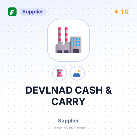 DEVLNAD CASH & CARRY – summary card, no photo uploaded yet