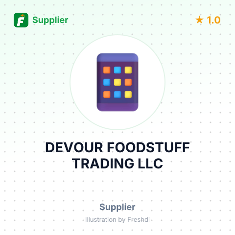 DEVOUR FOODSTUFF TRADING LLC – summary card, no photo uploaded yet