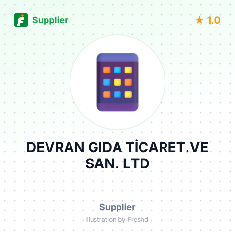 DEVRAN GIDA TİCARET.VE SAN. LTD – summary card, no photo uploaded yet