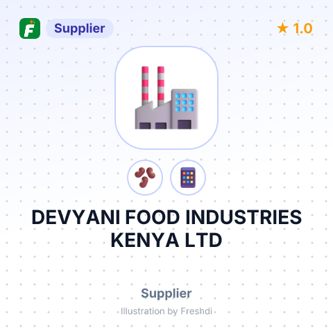 DEVYANI FOOD INDUSTRIES KENYA LTD – summary card, no photo uploaded yet