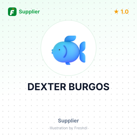 DEXTER BURGOS – summary card, no photo uploaded yet