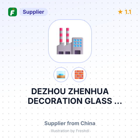 DEZHOU ZHENHUA DECORATION GLASS CORPORATION – summary card, no photo uploaded yet