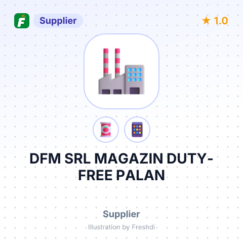 DFM SRL MAGAZIN DUTY-FREE PALAN – summary card, no photo uploaded yet