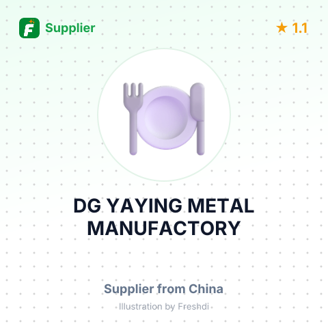 DG YAYING METAL MANUFACTORY – summary card, no photo uploaded yet