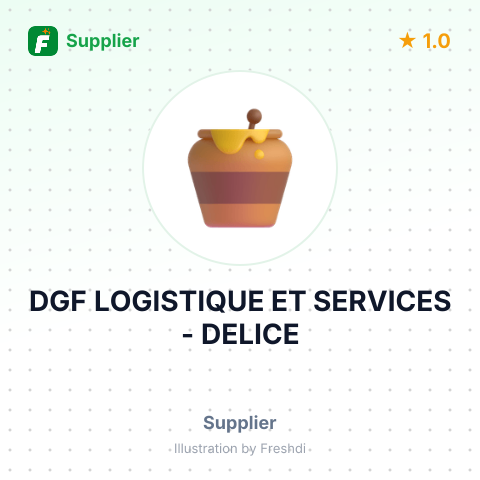 DGF LOGISTIQUE ET SERVICES - DELICE – summary card, no photo uploaded yet