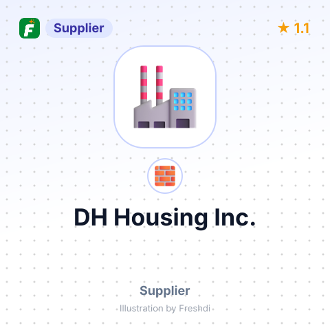 DH Housing Inc. – summary card, no photo uploaded yet