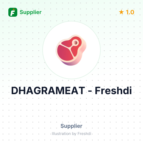 DHAGRAMEAT – summary card, no photo uploaded yet