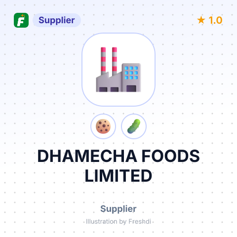 DHAMECHA FOODS LIMITED – summary card, no photo uploaded yet
