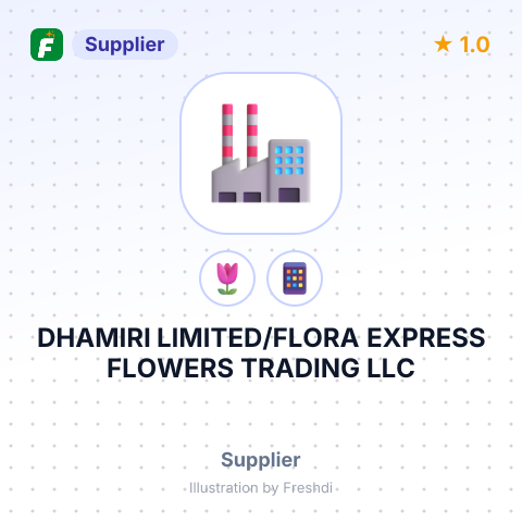 DHAMIRI LIMITED/FLORA EXPRESS FLOWERS TRADING LLC – summary card, no photo uploaded yet