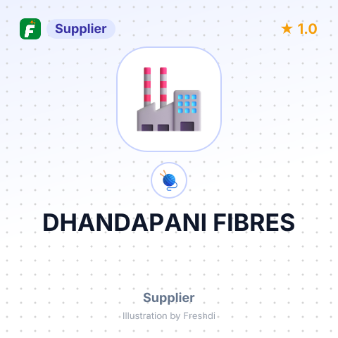 DHANDAPANI FIBRES – summary card, no photo uploaded yet